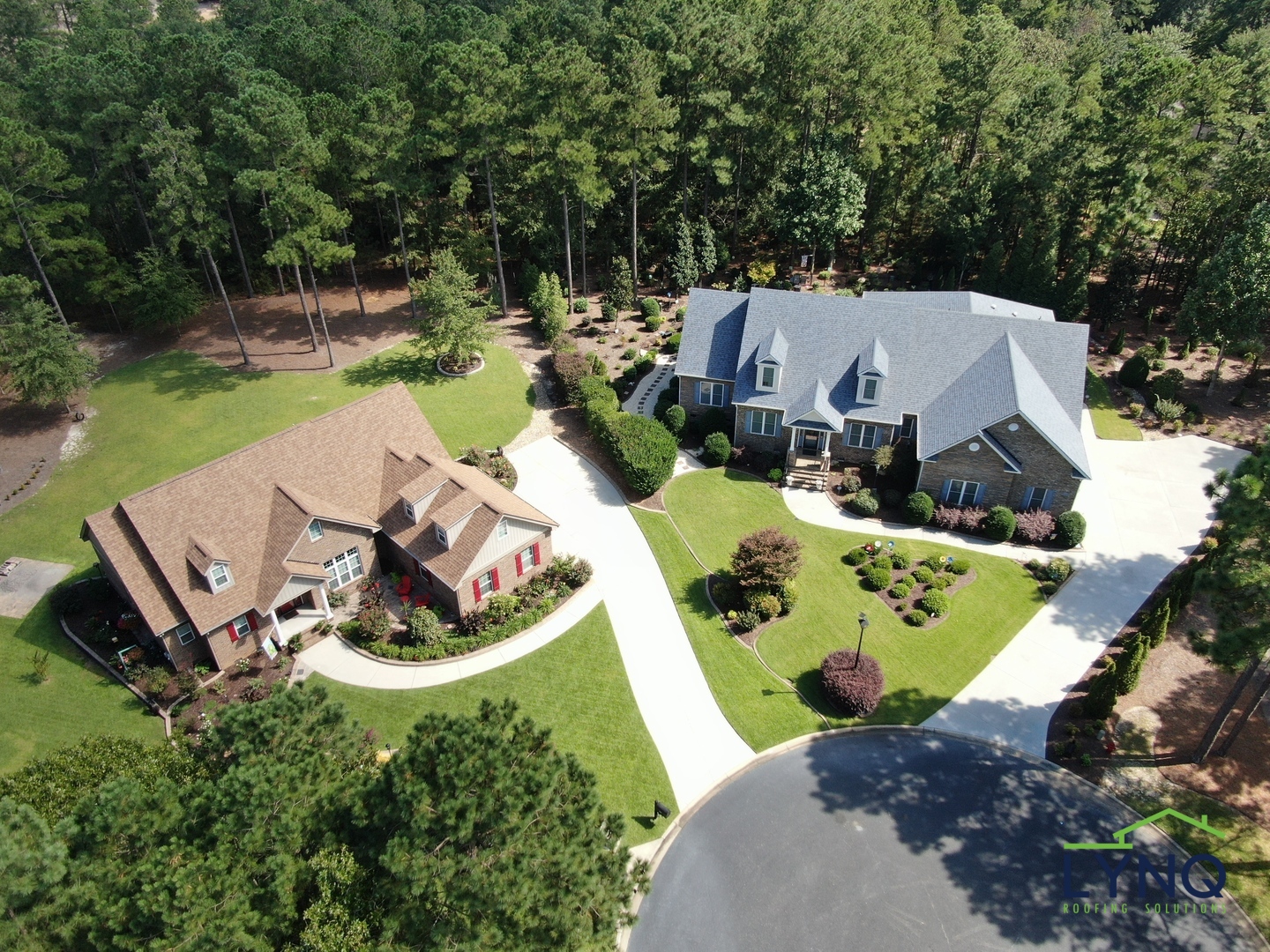 Well-maintained residential roof served by LYNQ Roofing in South Carolina